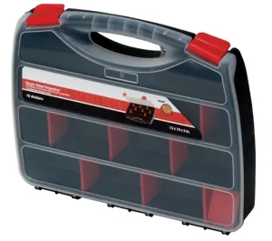 Quantum Storage Systems ORG80032 Single-Sided Organizer, 12-1/2 in L, 10 in W, 2-1/4 in H, 22-Compartment, Black :EA: QUANTITY: 1