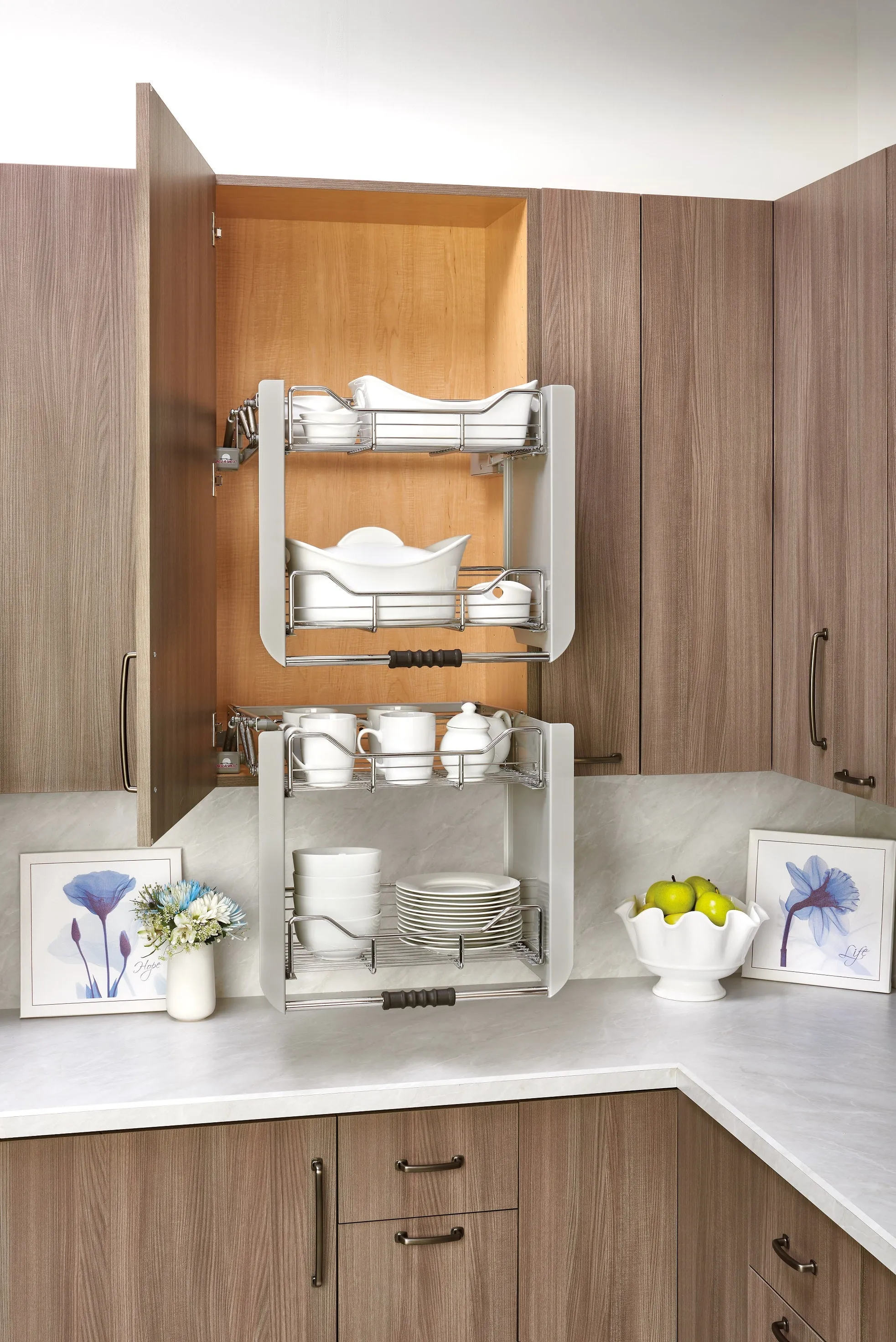 Rev-A-Shelf 24" Chrome Pull Down Shelf 5PD-24CRN