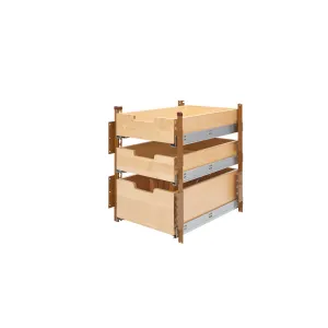 Rev-A-Shelf / 4PIL-18SC-3 / Base Cabinet Pullout Wood Drawer Pilaster System