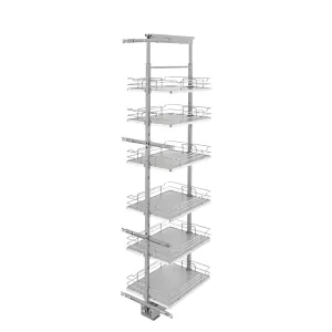 Rev-A-Shelf / 5373-16-GR / Adjustable Solid Surface Pantry System for Tall Pantry Cabinets