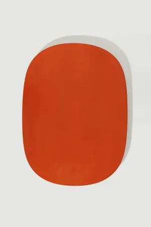 Reversible Ottchil (Korean Lacquer) Serving Platter - L / Orange
