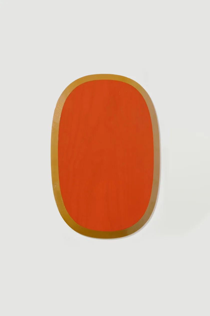 Reversible Ottchil (Korean Lacquer) Serving Platter - M / Red