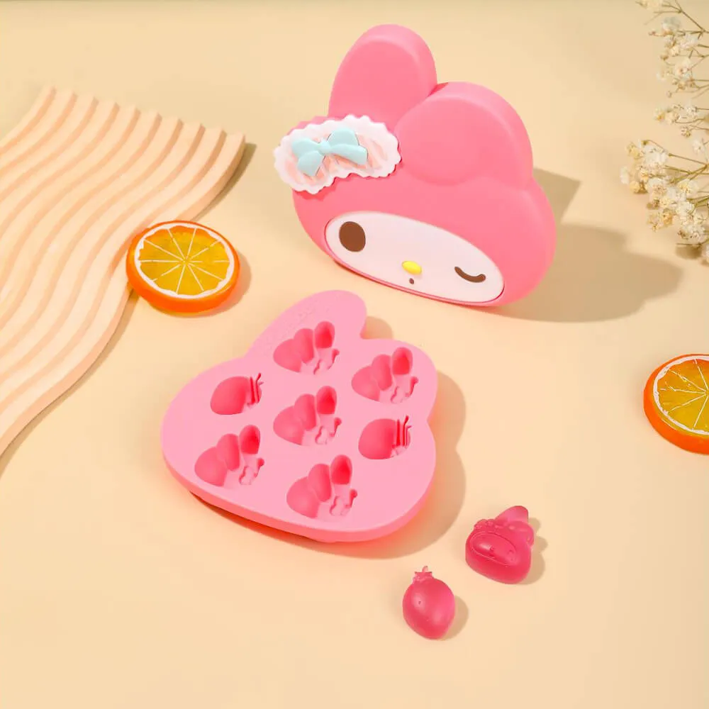 Sanrio Face Silicone Ice Cube Trays With Lid
