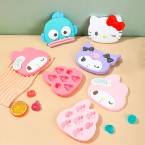 Sanrio Face Silicone Ice Cube Trays With Lid
