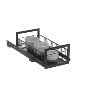 Small Pull Out Pantry Drawer Black
