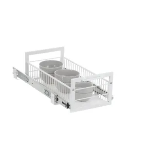 Small Pull Out Pantry Drawer White