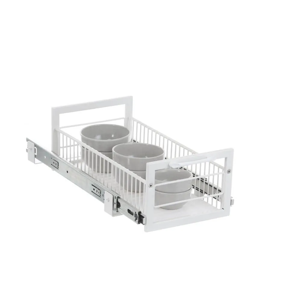 Small Pull Out Pantry Drawer White