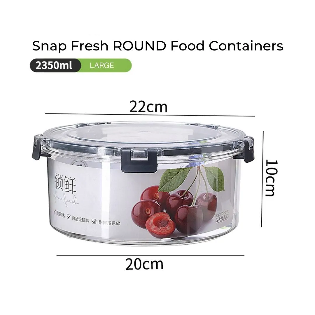 Snap Fresh Round Food Container