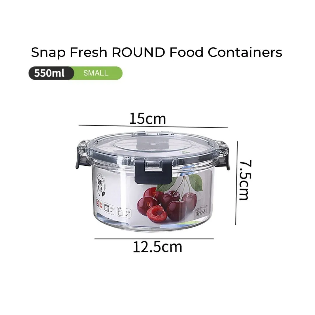 Snap Fresh Round Food Container
