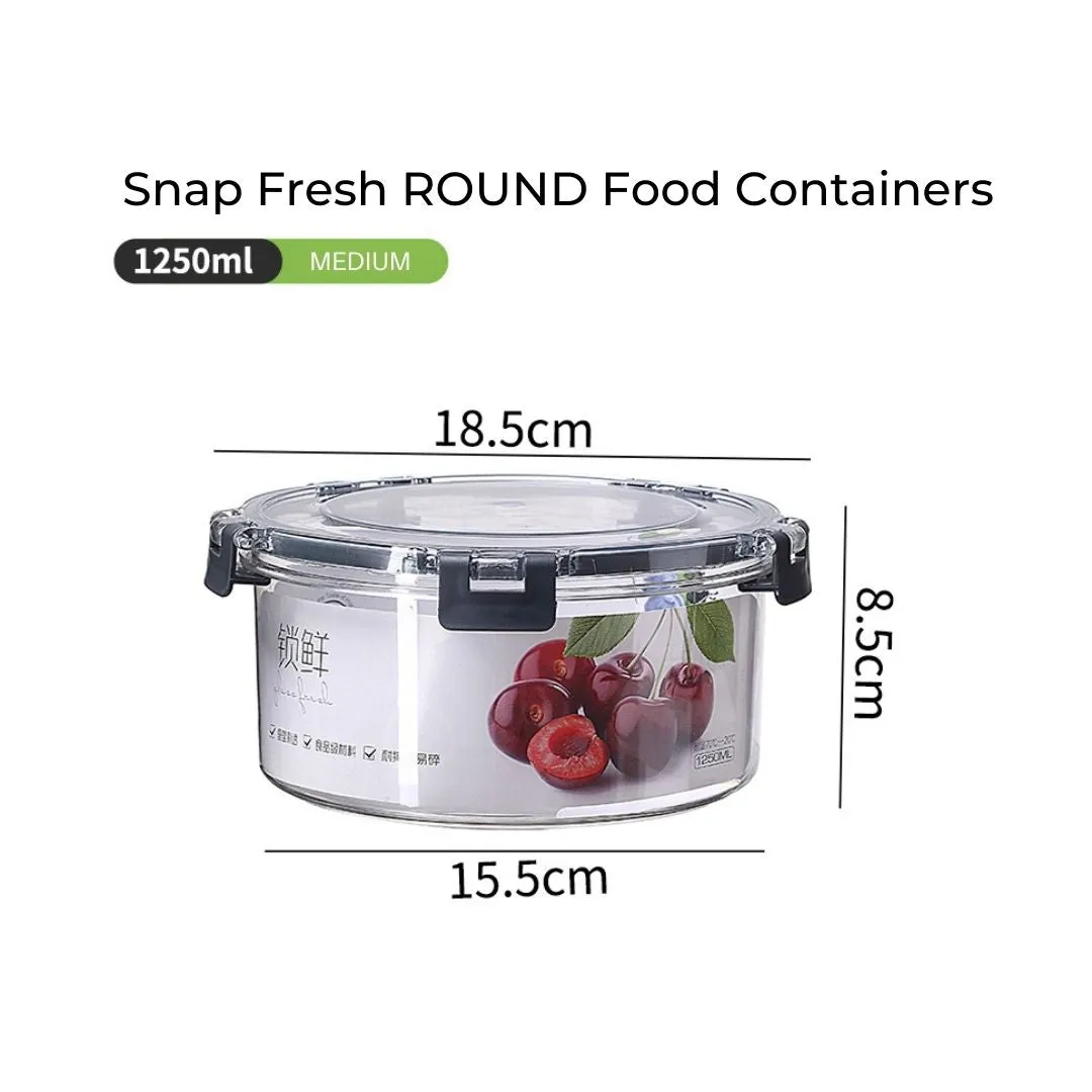 Snap Fresh Round Food Container