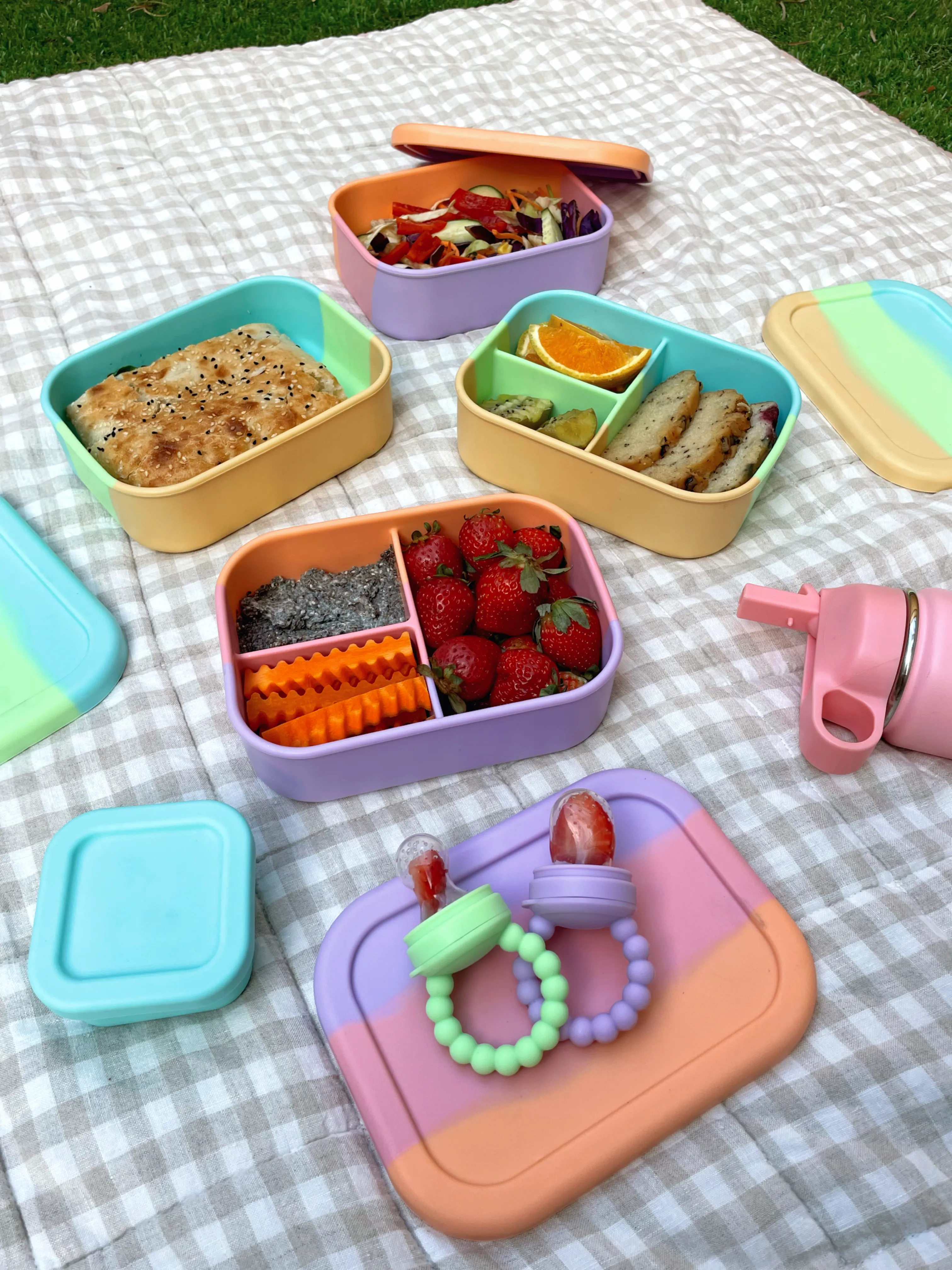 Splice Rectangle Silicone Container