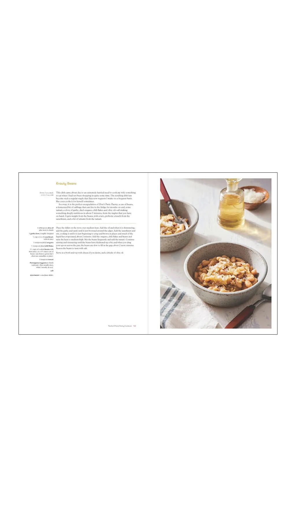 The Don't Panic Pantry Cookbook