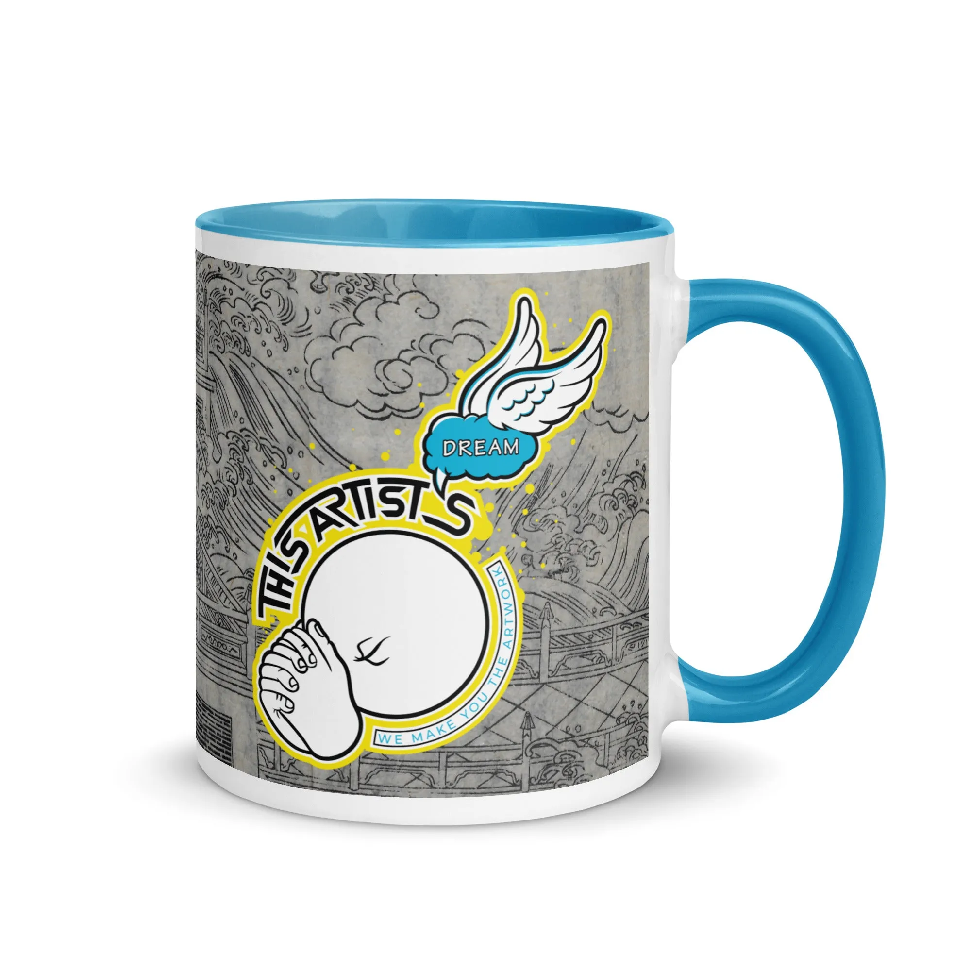 This Artists Dream Mug with Color Inside