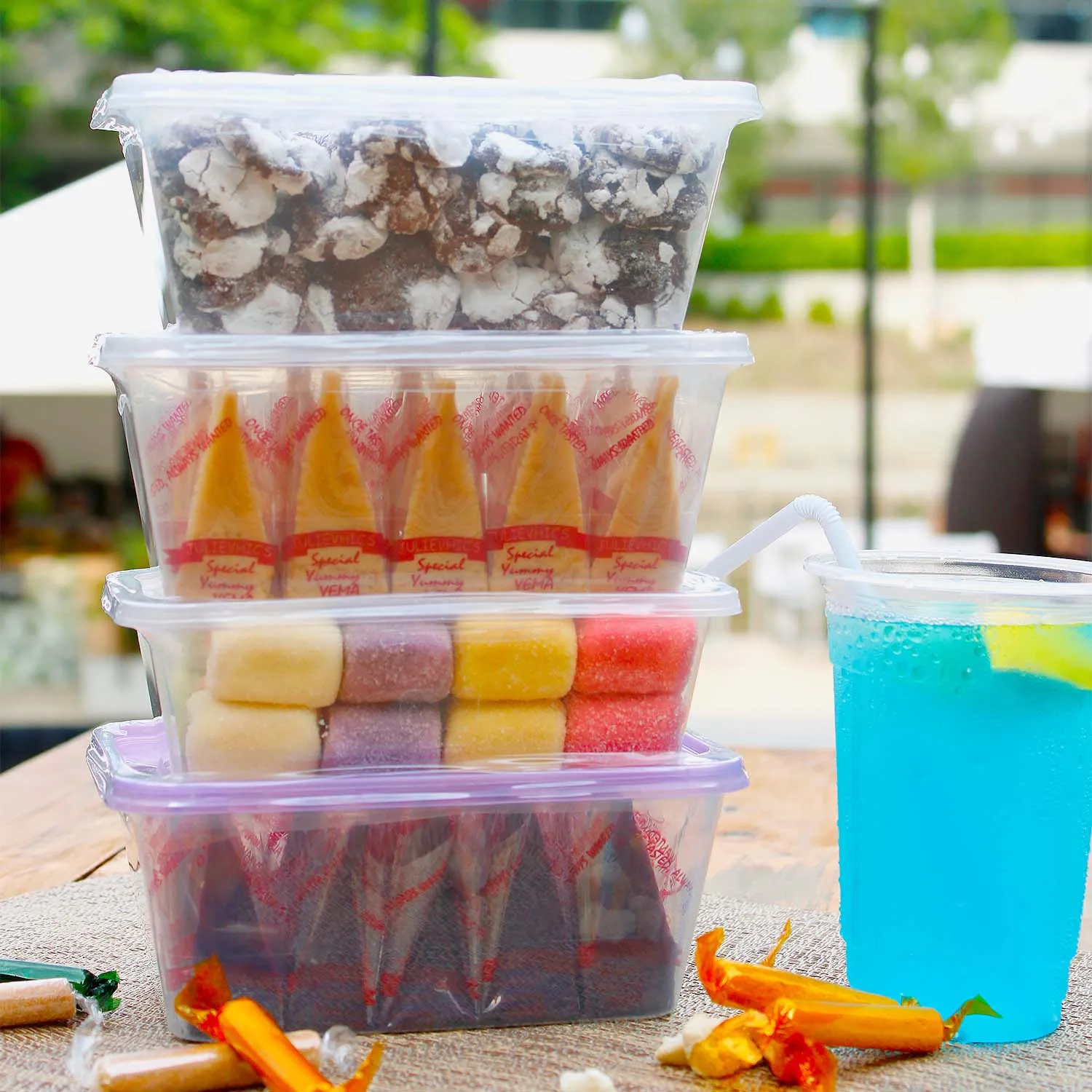 Uratex Rectangular Microwavable Food Container (950 mL)