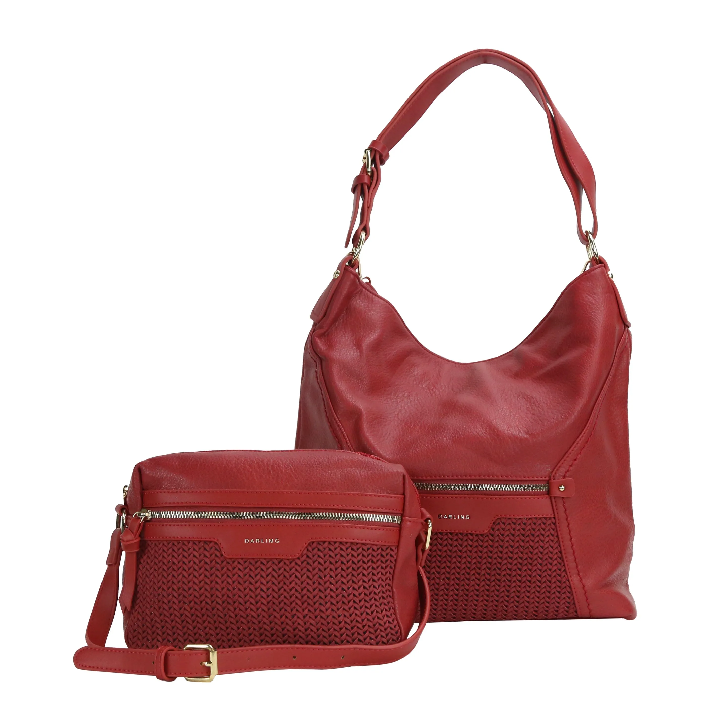 YD-7462 - New Hobo Vegan 2 Bag Set - SALE
